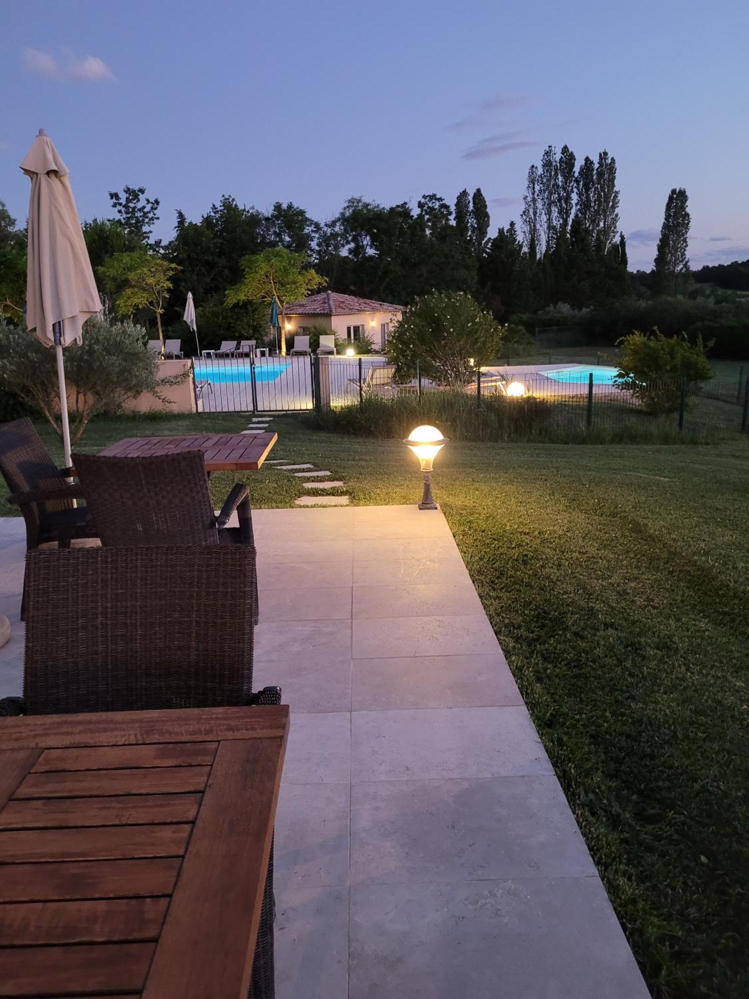 Hotel La Bastide D'Iris Vagnas Bagian luar foto